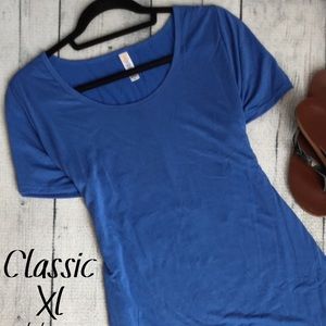 Blue bird blue short sleeve Modal tee
